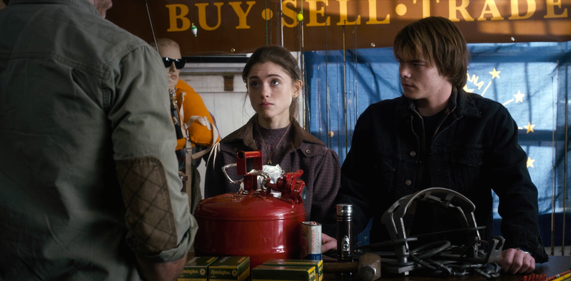 "Monster hunting." (Natalia Dyer, Charlie Heaton) (Photo: Netflix)
